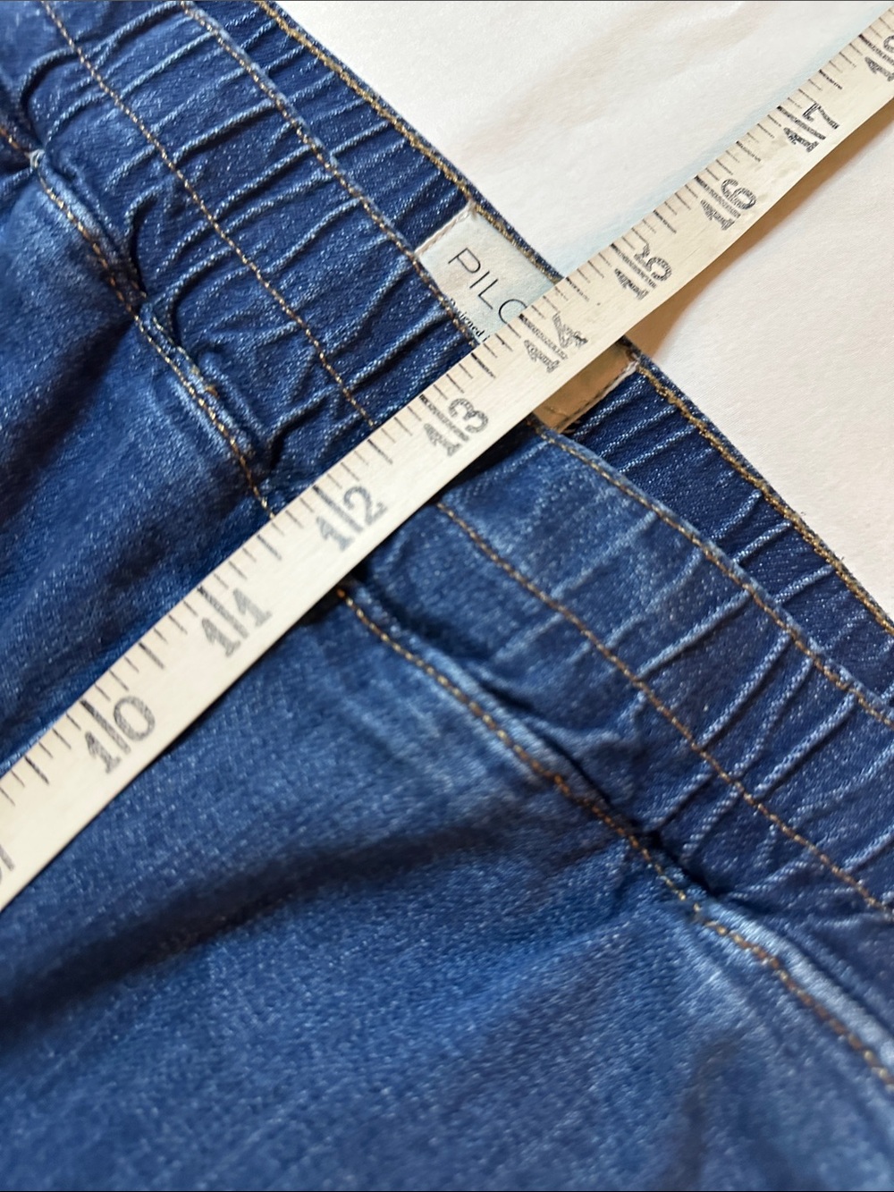 Pilcro Relaxed Drawstring Pull On Barrel Jeans Size M - Picture 11 of 15